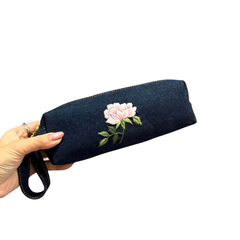 Handmade Upcycled Denim Pen Box 2