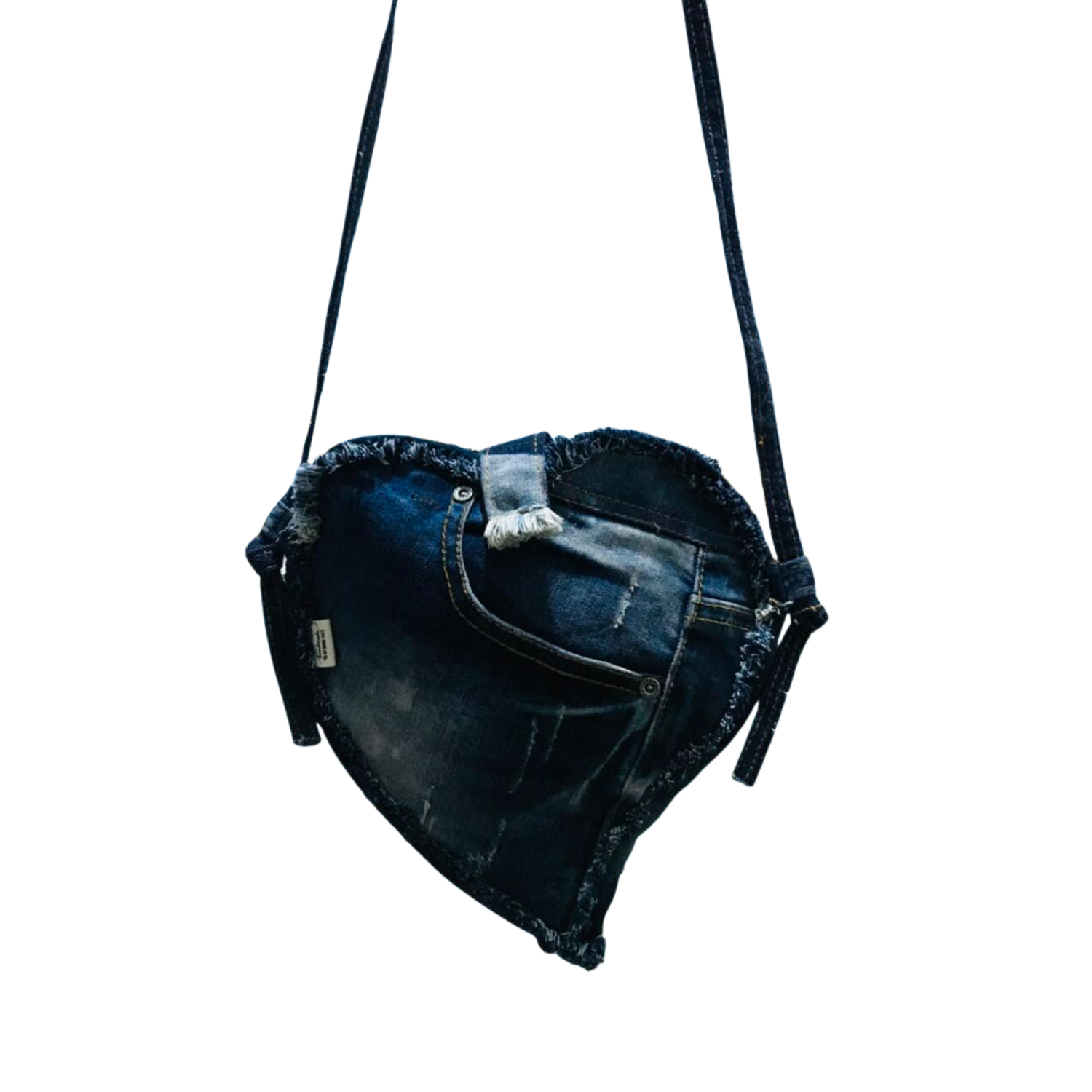 Handmade Upcycled Denim Phone Bag