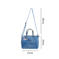 Handmade Upcycled Denim Short Bag