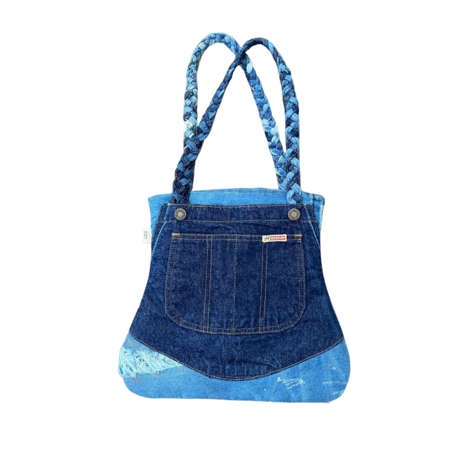 Handmade Upcycled Denim Shoulder Bag
