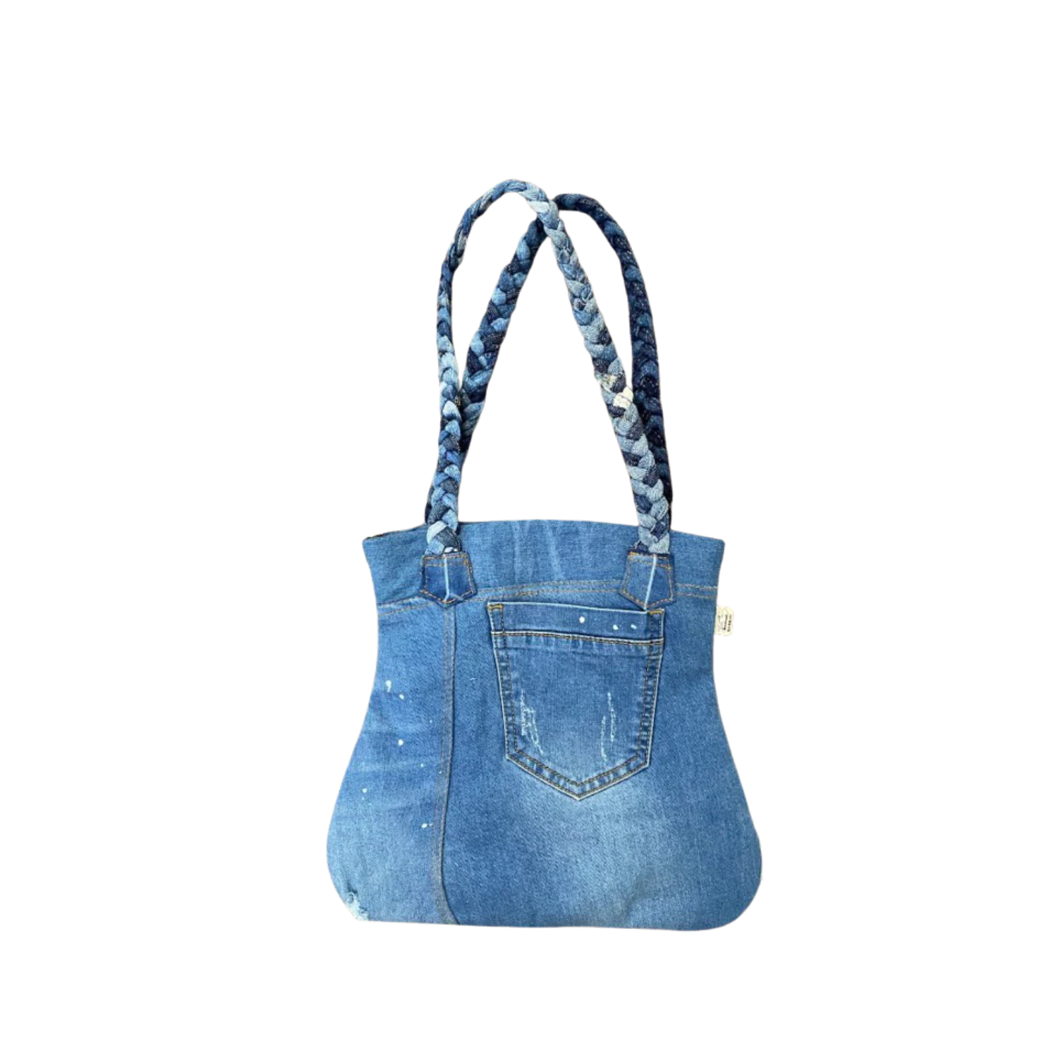 Handmade Upcycled Denim Shoulder Bag