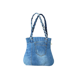 Handmade Upcycled Denim Shoulder Bag