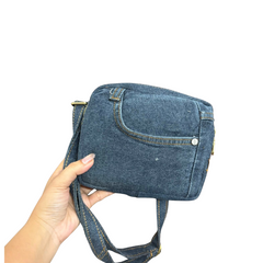 Handmade Upcycled Denim Small Box Bag