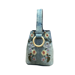 Handmade Upcycled Denim Hand bag