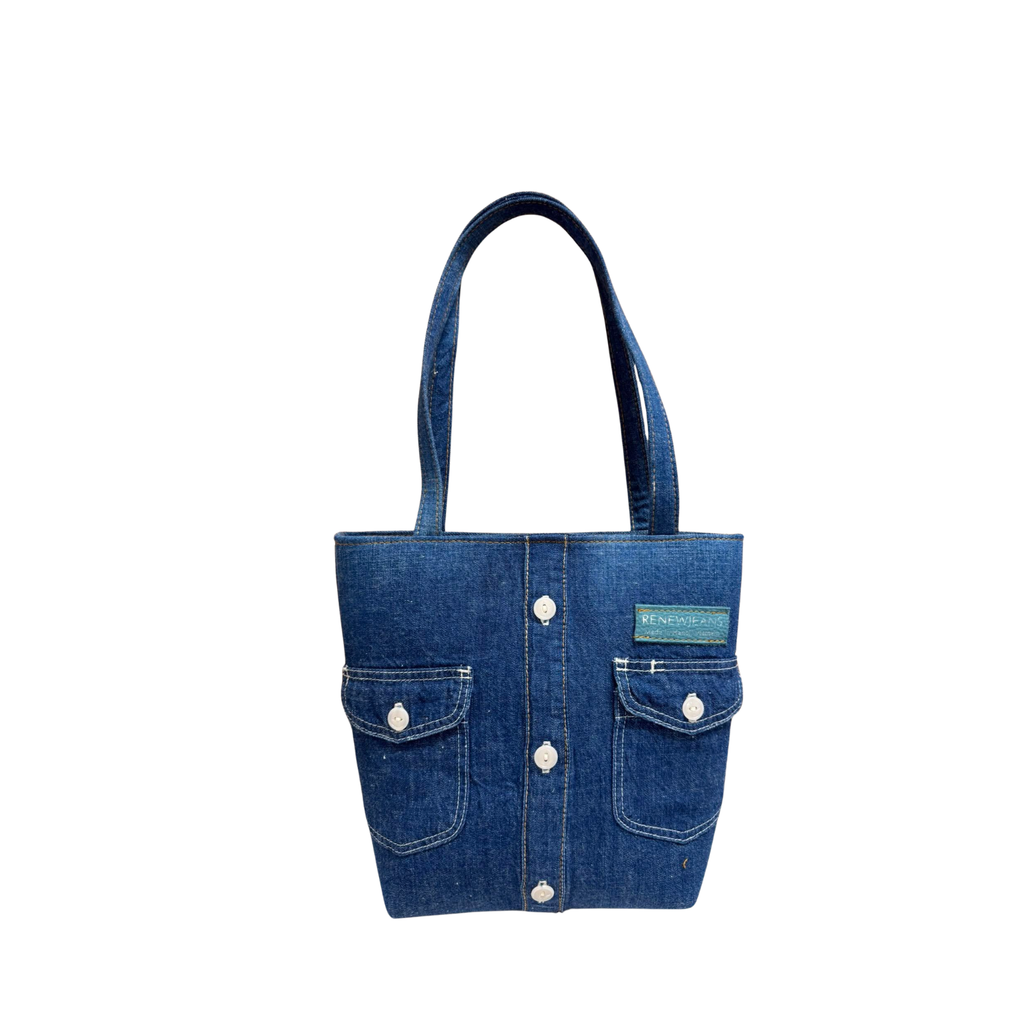 Handmade Upcycled Denim Tote Bag
