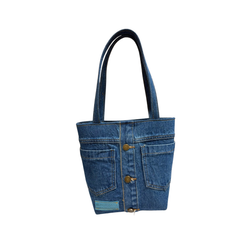 Handmade Upcycled Denim Tote Bag