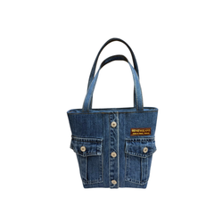 Handmade Upcycled Denim Tote Bag