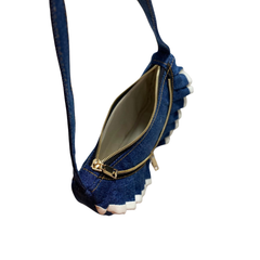 Handmade Upcycled Denim Underarm Bag