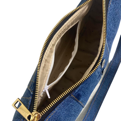 Handmade Upcycled Denim Underarm Bag