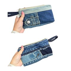 Handmade Upcycled Denim Walle 2