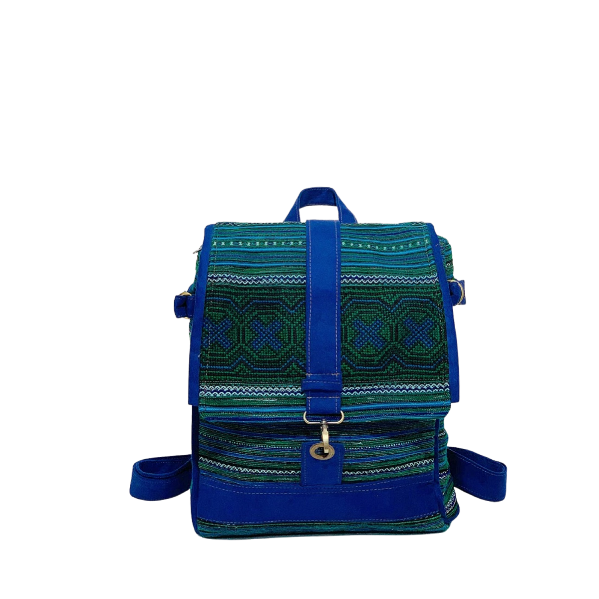Hand-Woven Brocade Backpack