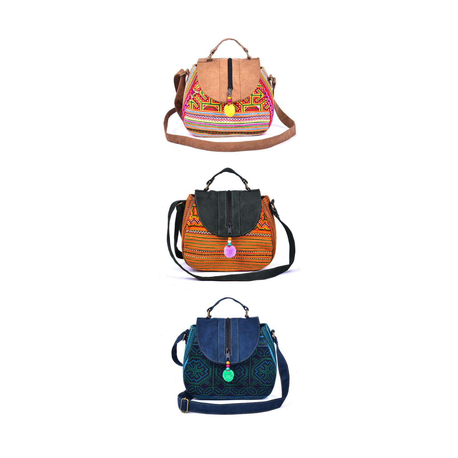 Hand-Woven Brocade Bags