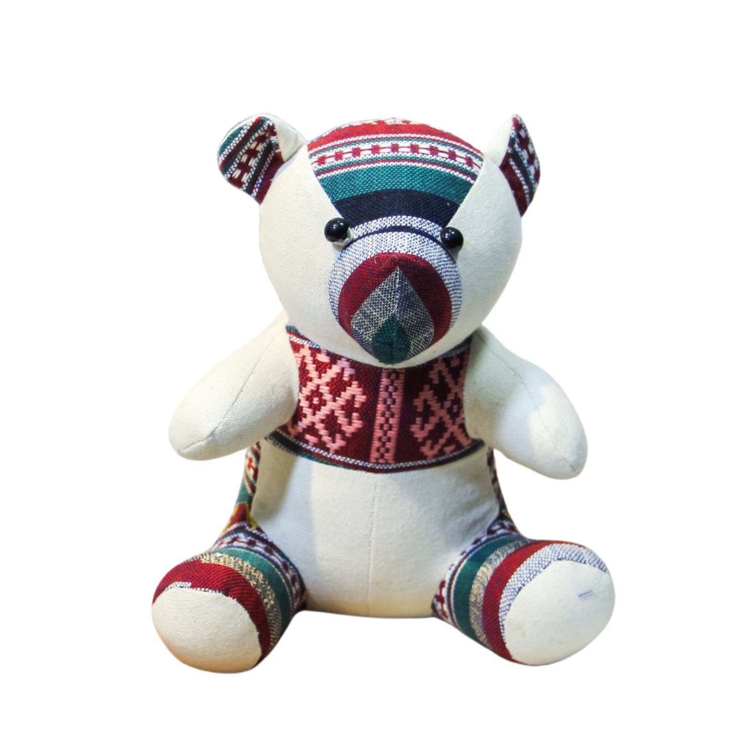Hand-Woven Brocade Bear