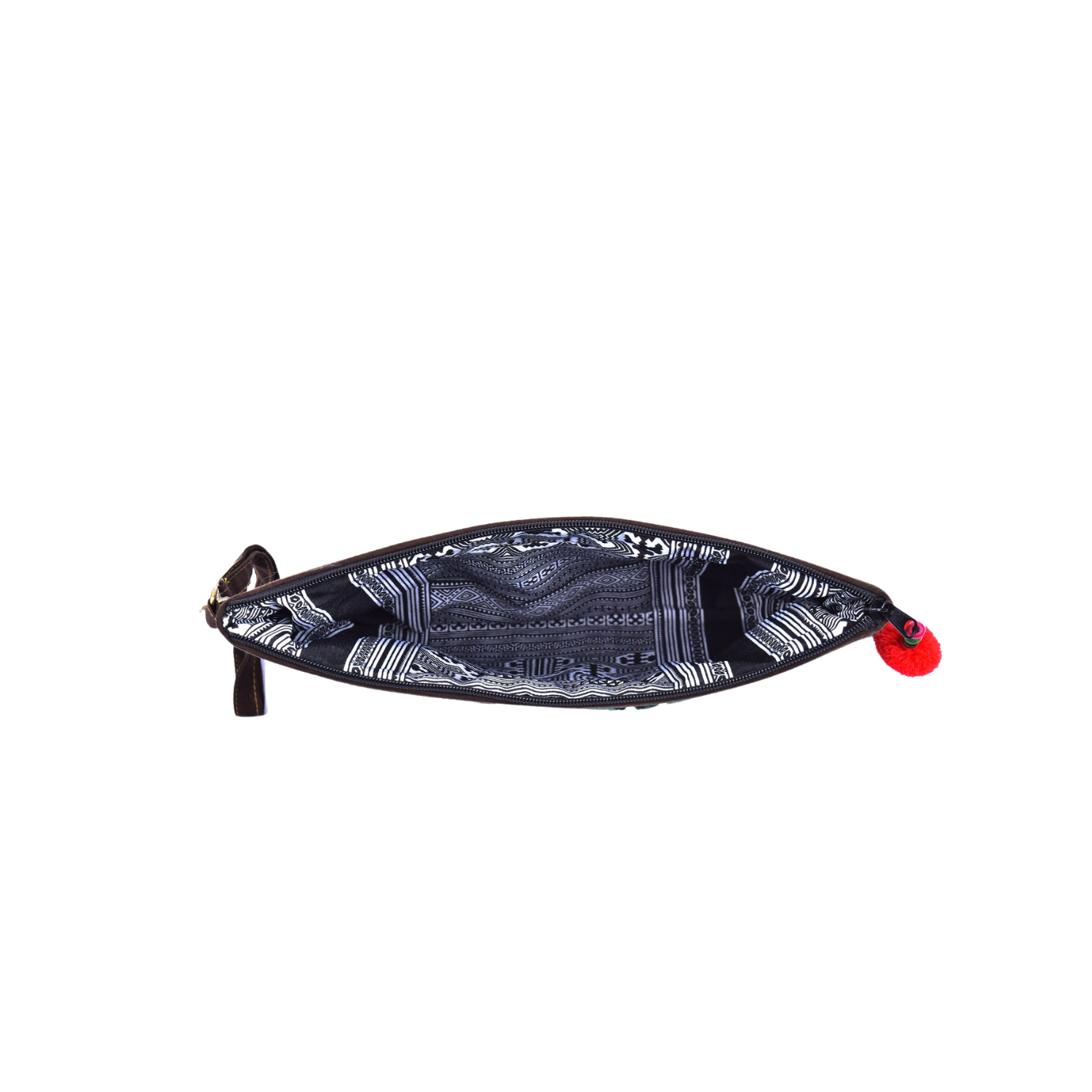 Hand-Woven Brocade Clutch