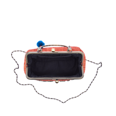 Hand-Woven Brocade Crossbody Bag