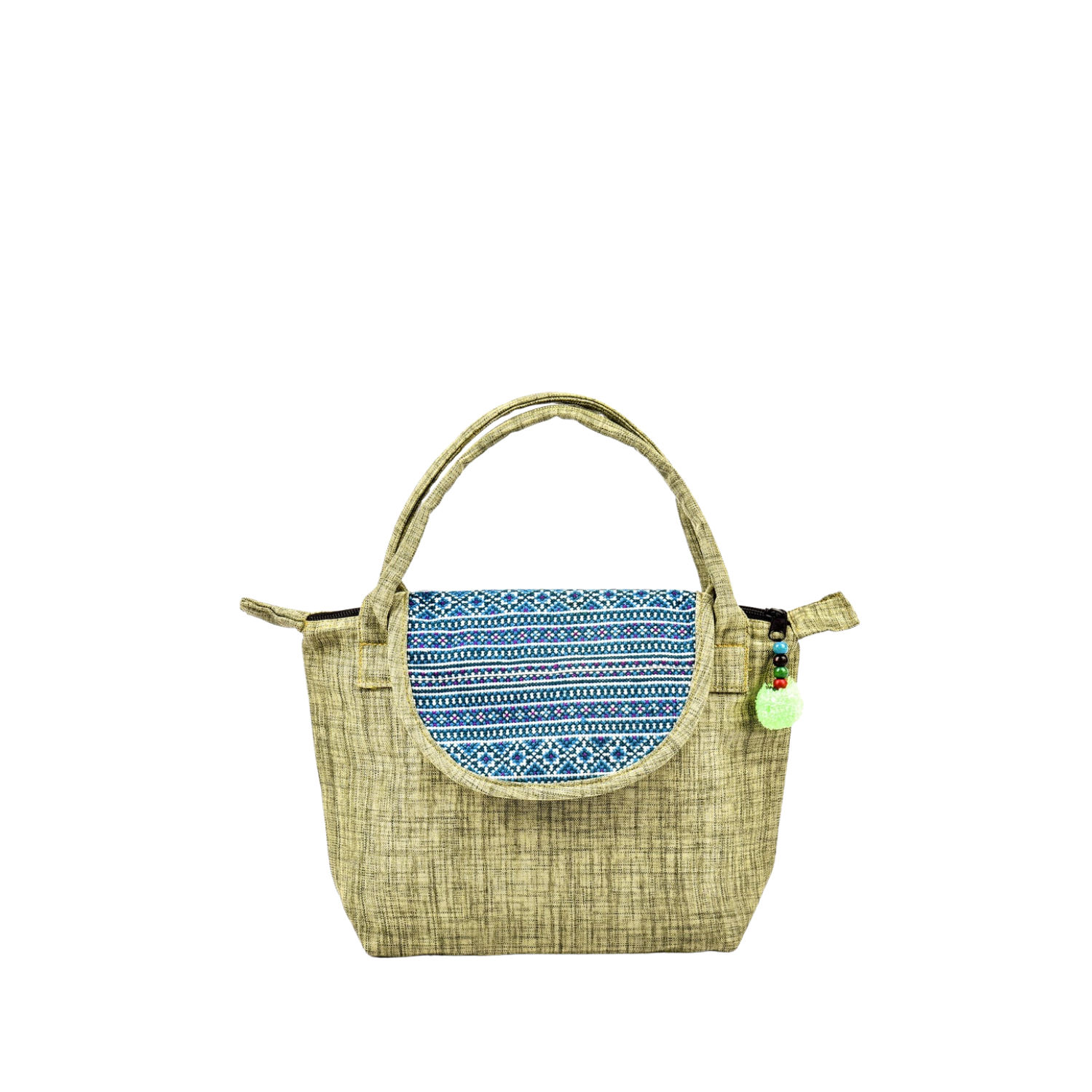 Hand-Woven Brocade Handbag