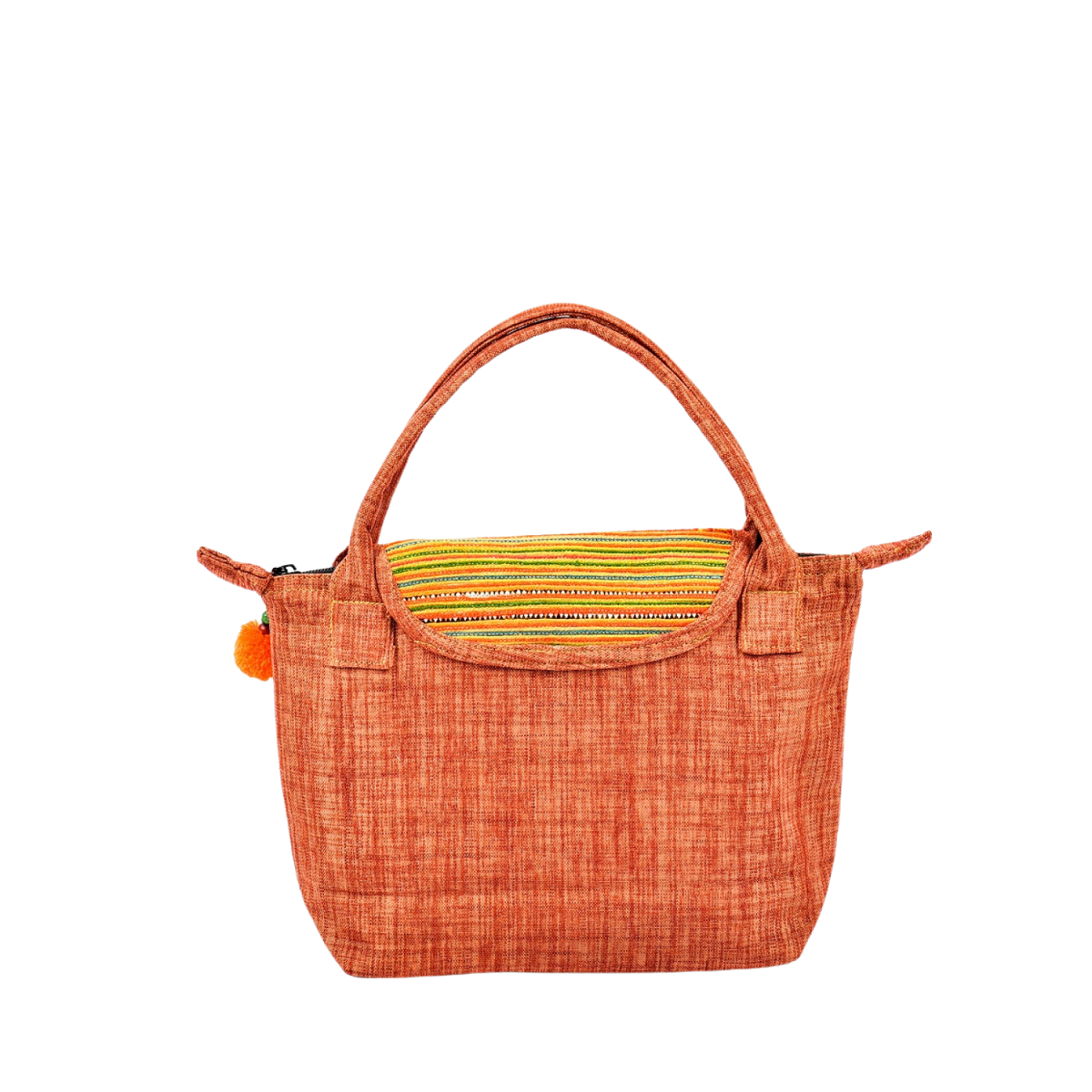 Hand-Woven Brocade Handbag