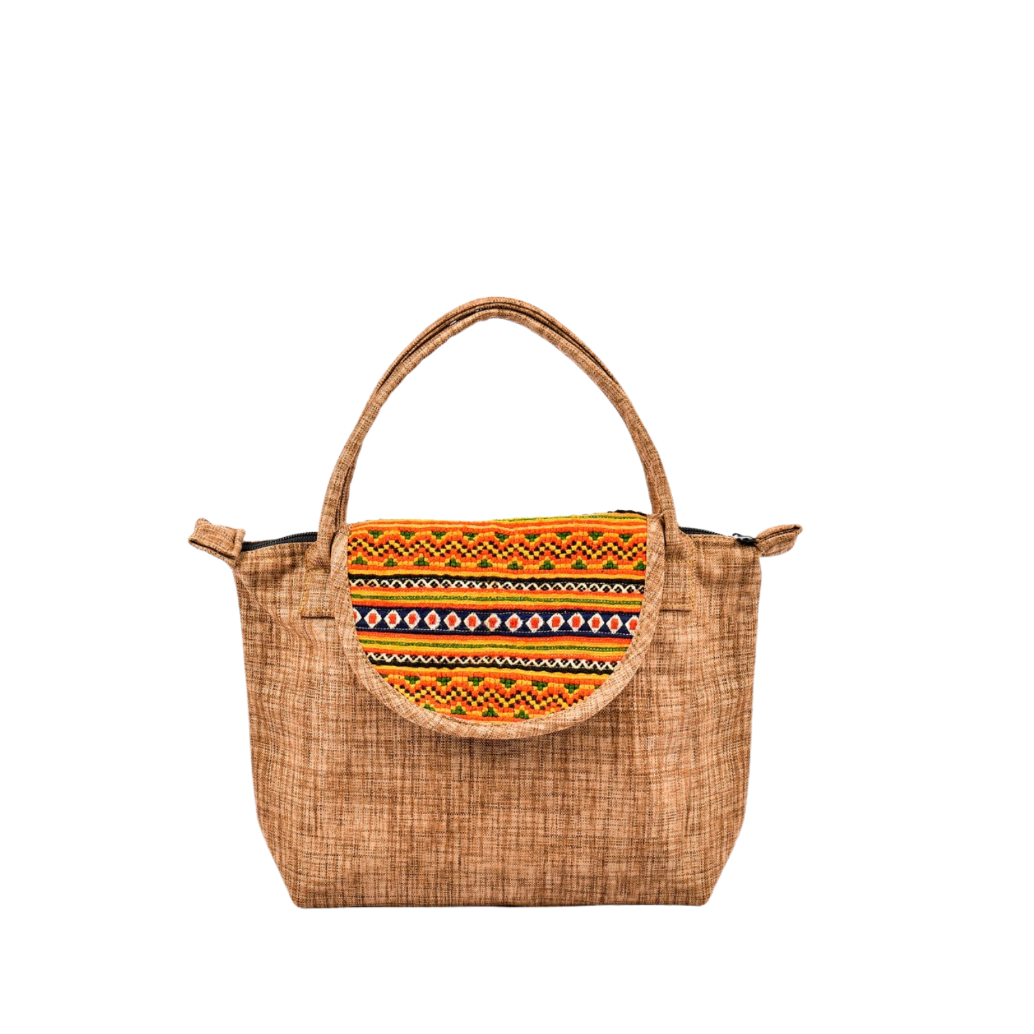 Hand-Woven Brocade Handbag