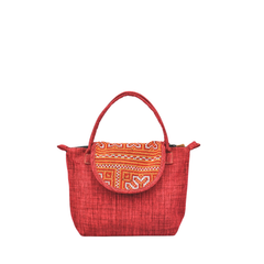 Hand-Woven Brocade Handbag