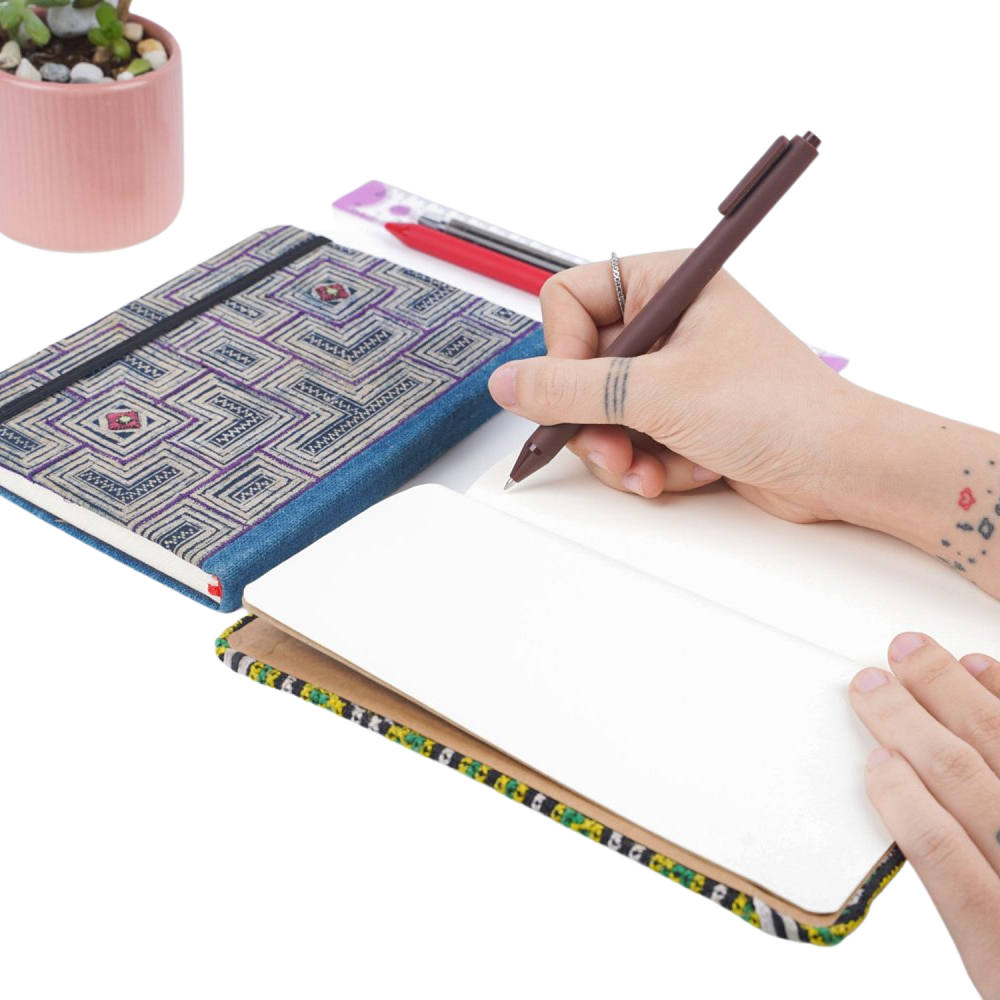 Hand-woven Brocade Notebook