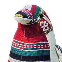 Hand-Woven Brocade Penguin