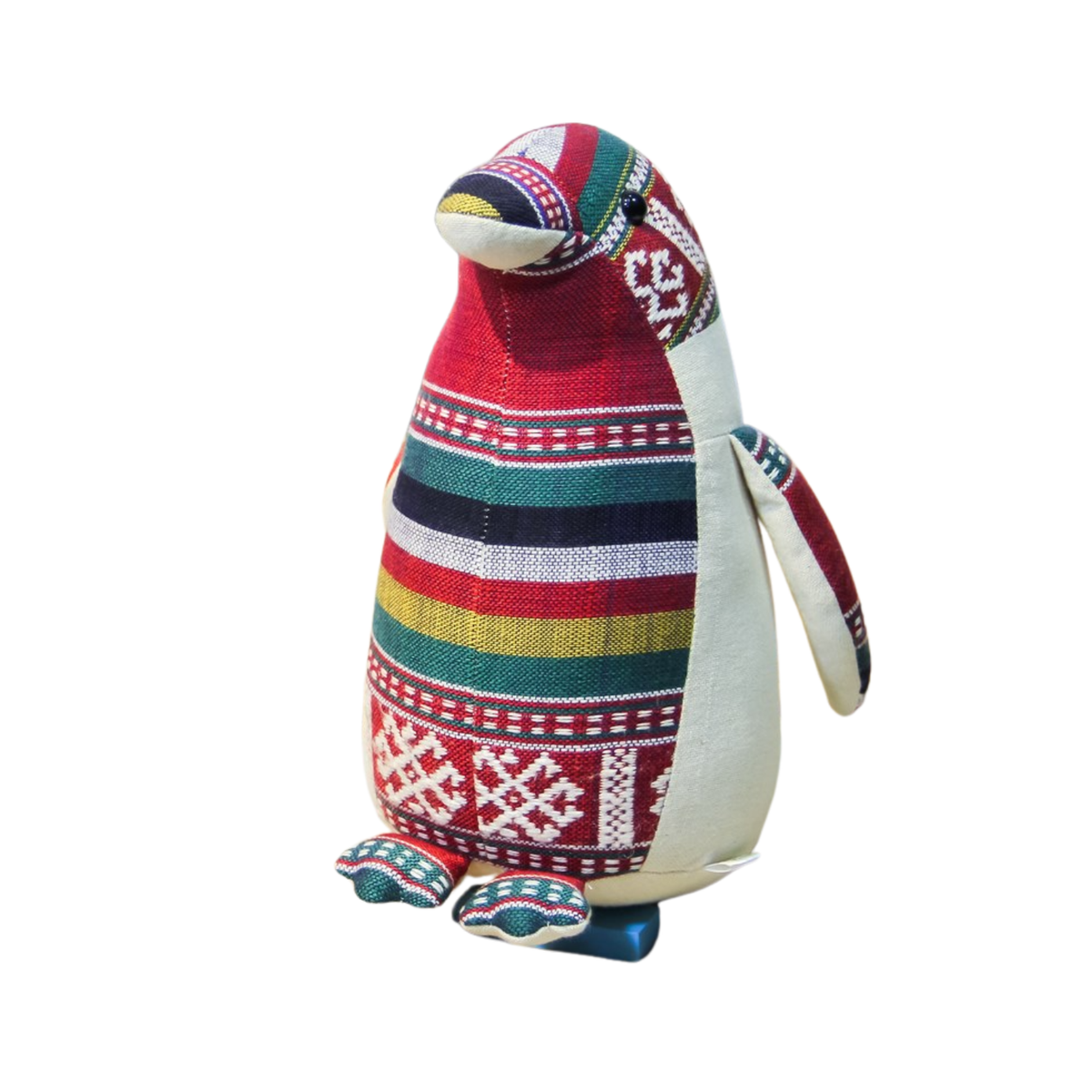 Hand-Woven Brocade Penguin