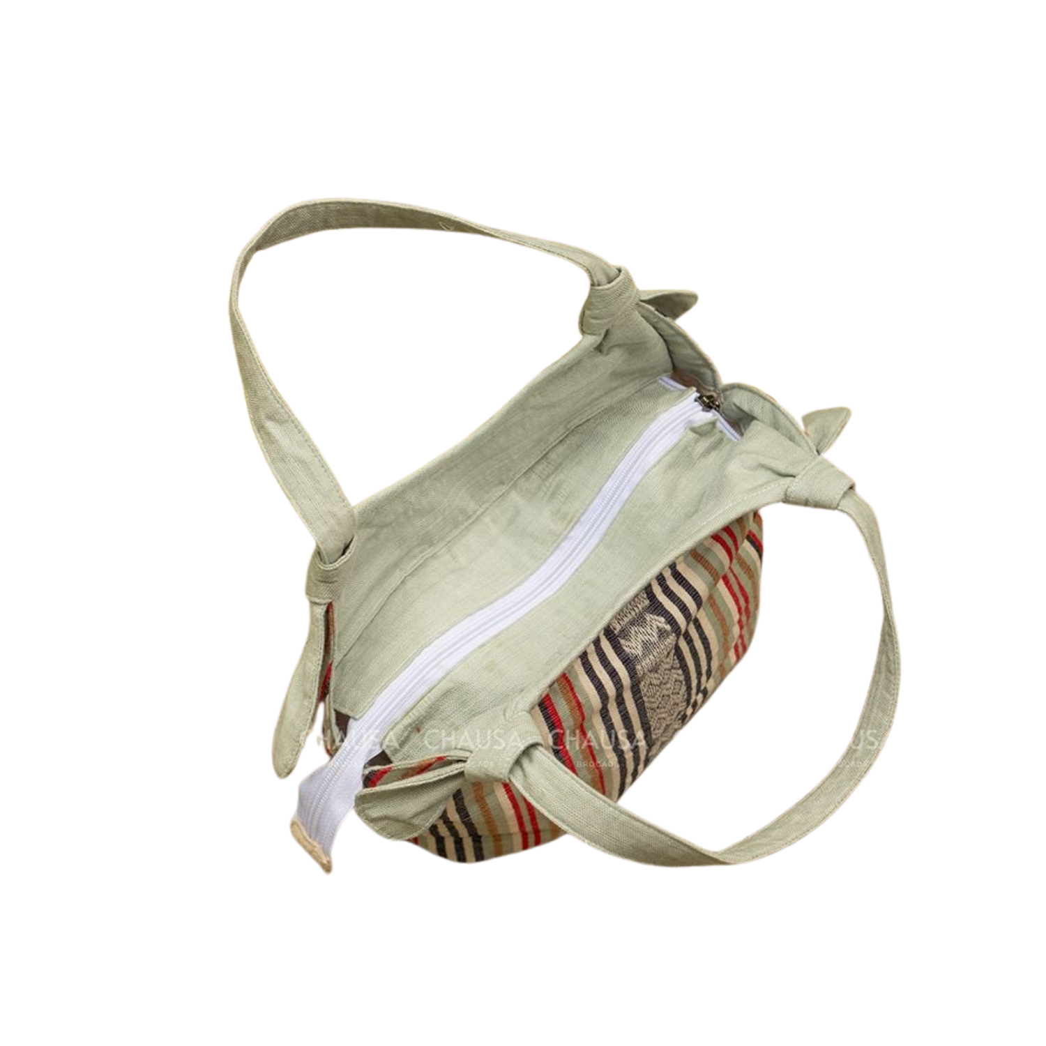 Hand-Woven Brocade Shoulder Bag