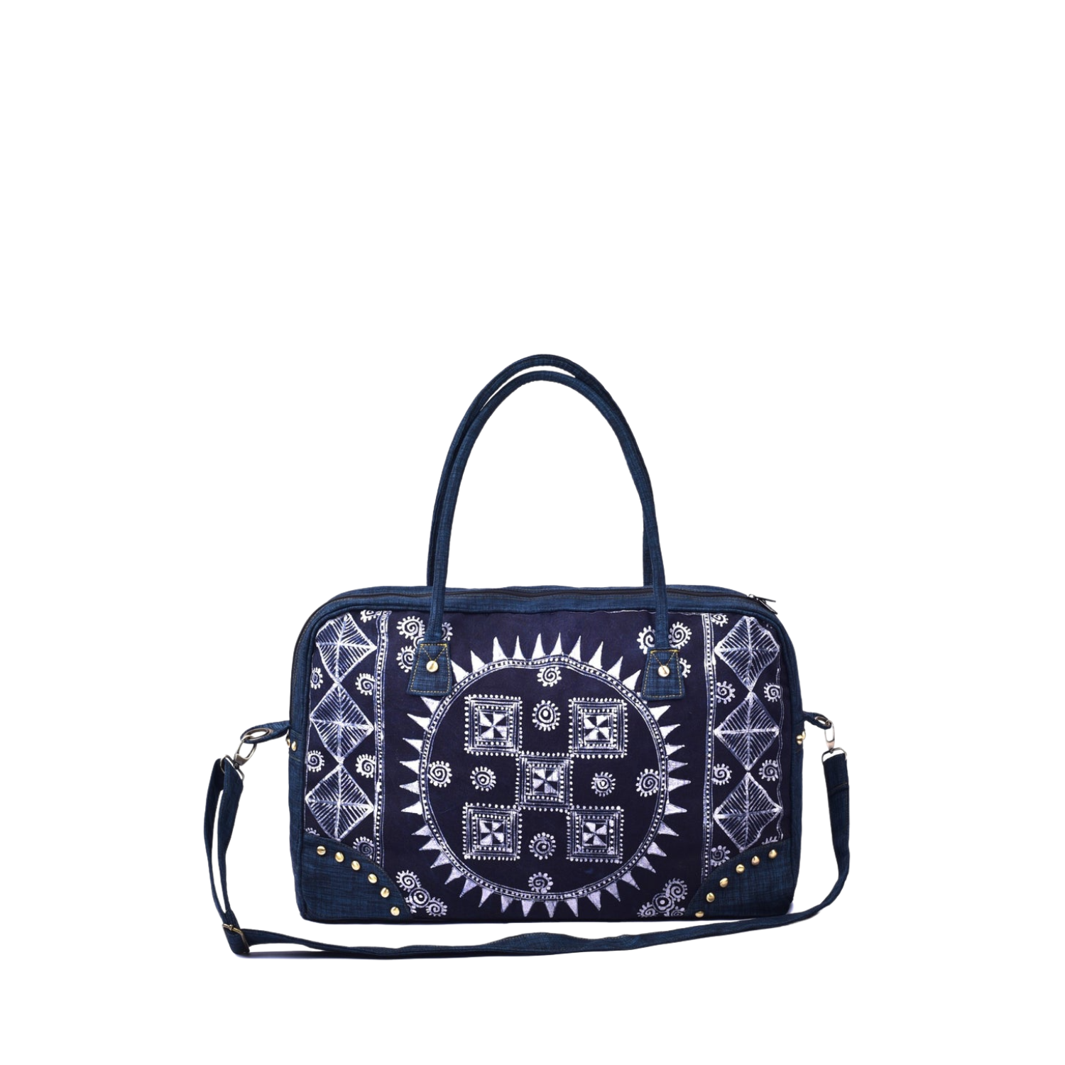 Hand-Woven Rectangular Suitcase
