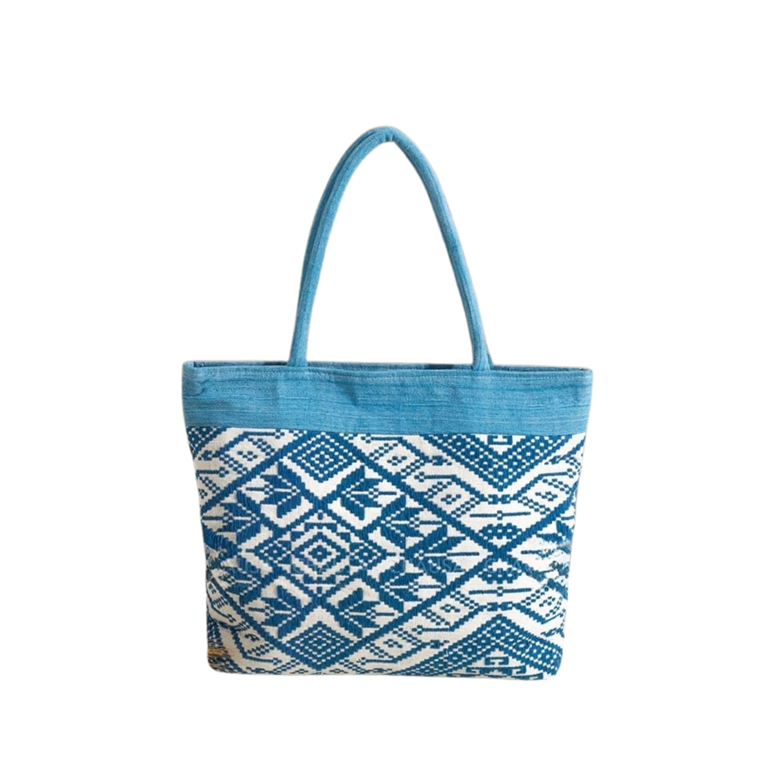 Hand-Woven Brocade Tote Bag
