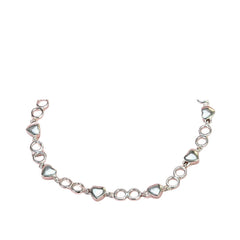 Heart Bracelet Handcrafted 925 Sterling Silver
