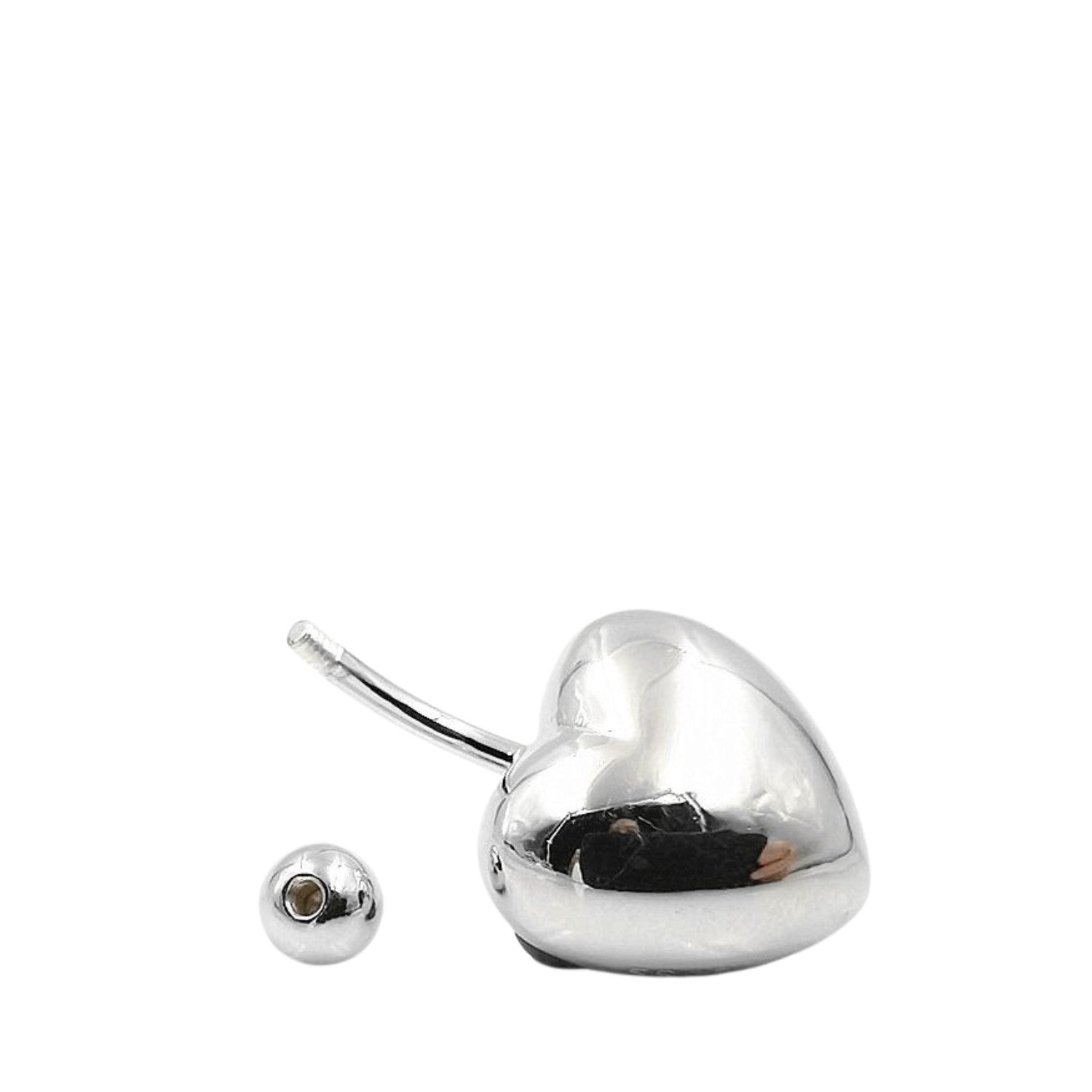 Heart-shaped Belly Button Piercing For Women Handcrafted 925 Sterling Silver