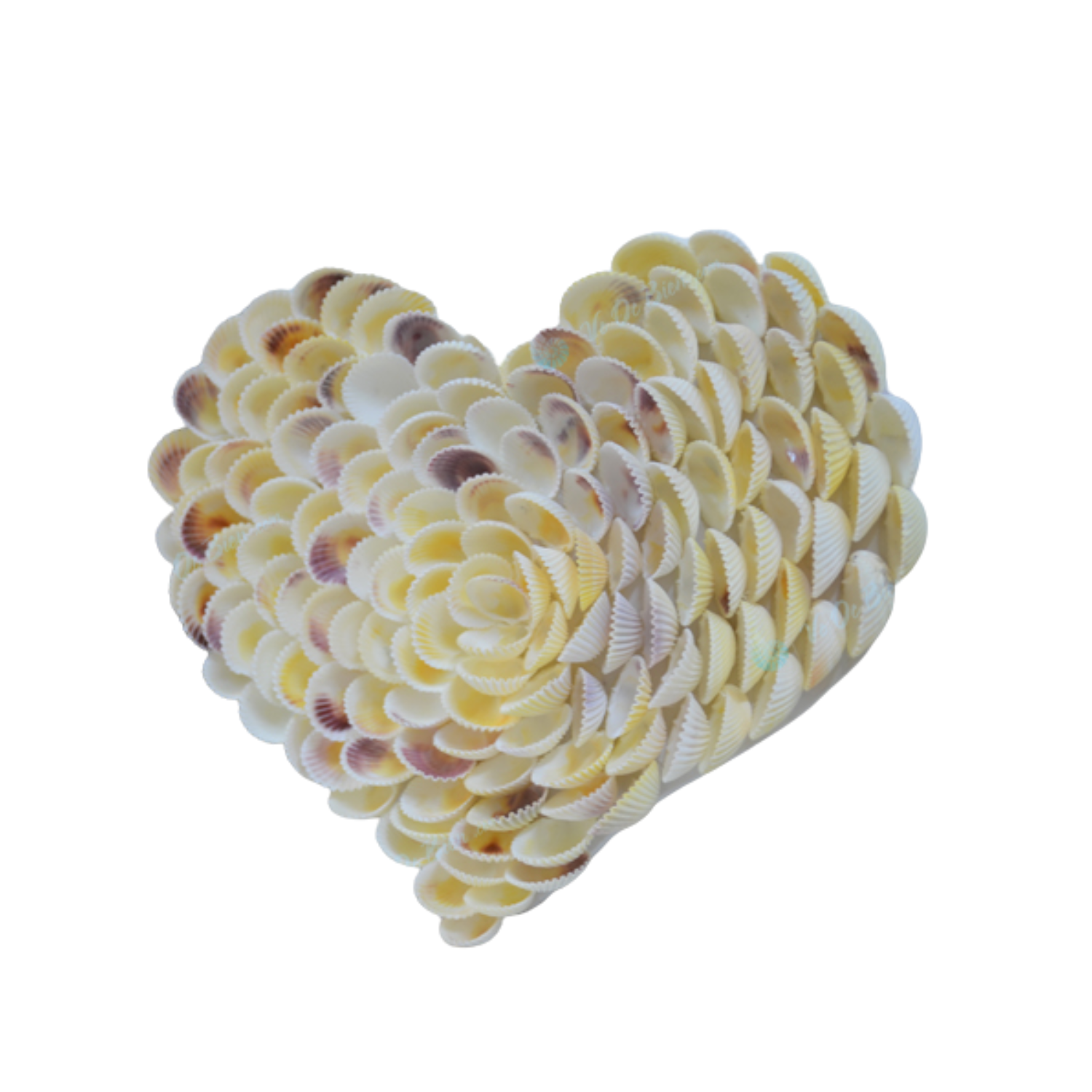 Heart Painting From Seashells