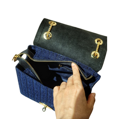 Handmade Upcycled Denim Hebe Bag