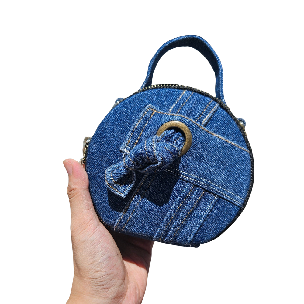 Handmade Upcycled Denim Helen Mini Bag