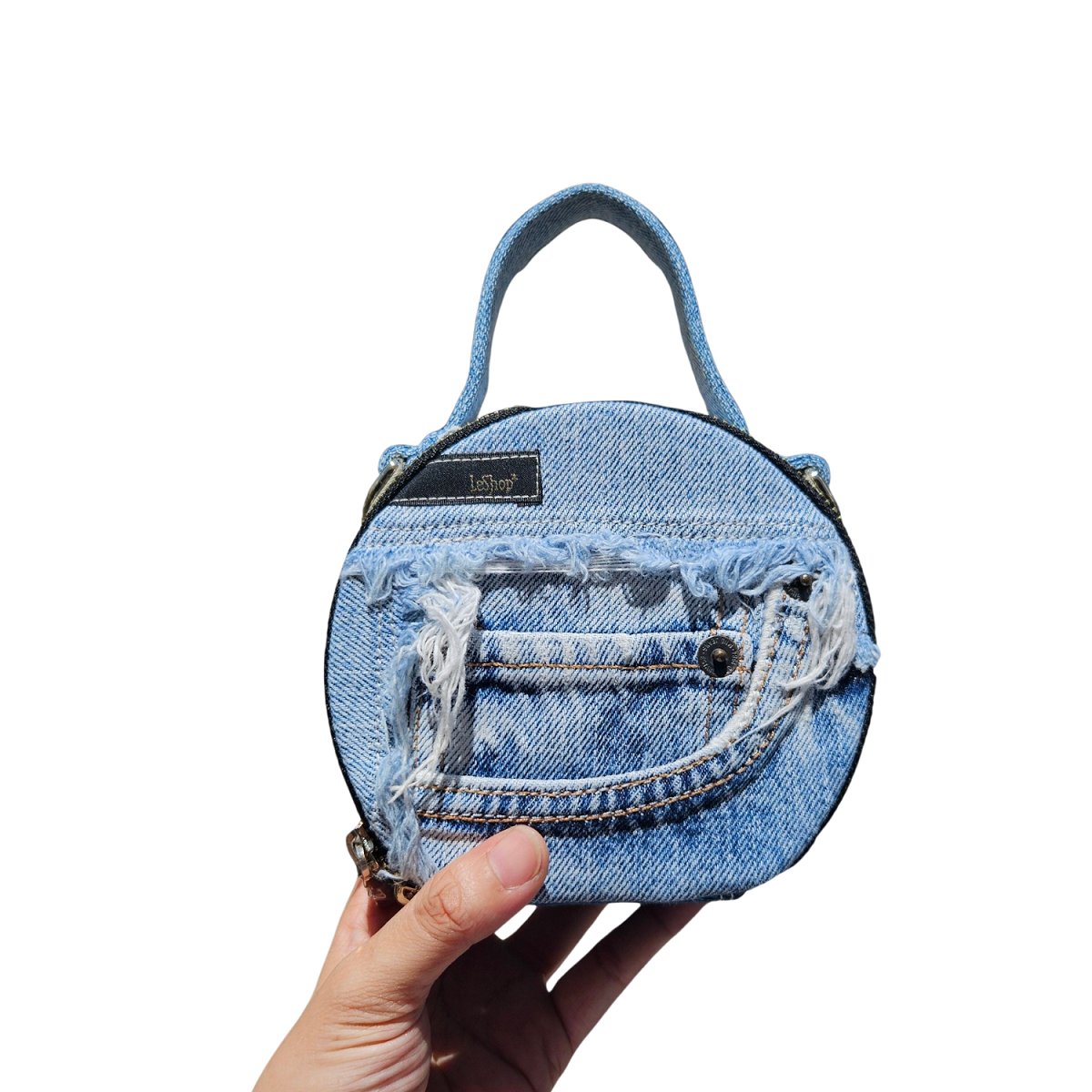 Handmade Upcycled Denim Helen Mini Bag