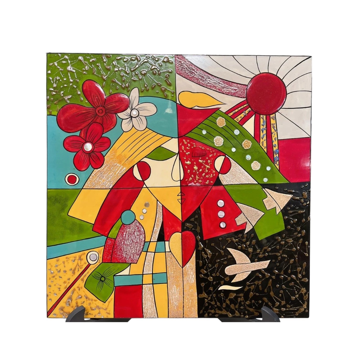 High Class Egg Mosaic Lacquer Painting 11