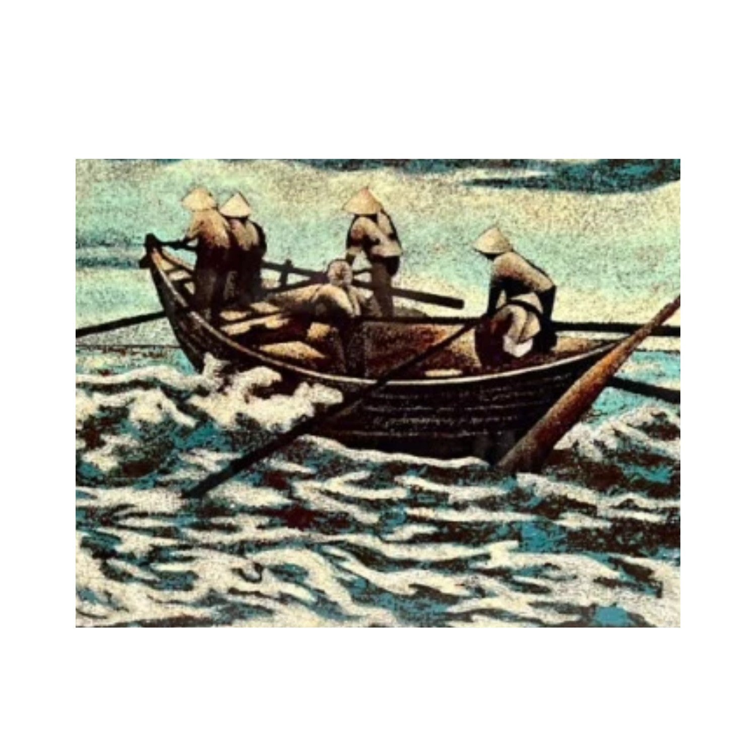 High Class Egg Mosaic Lacquer Painting 16