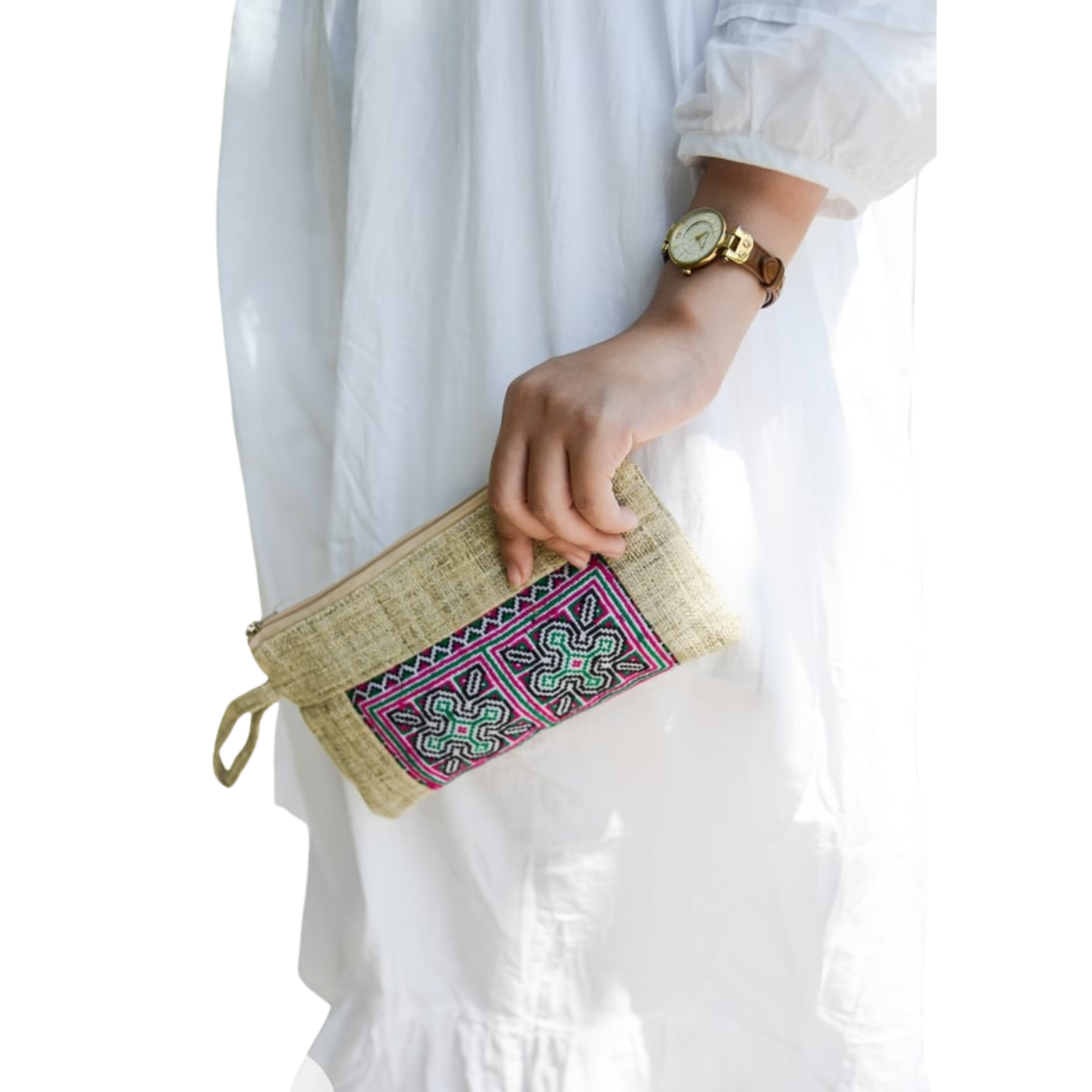 Hmong Hand-woven Brocade Wallet