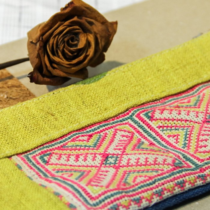 Hmong Hand-woven Brocade Wallet