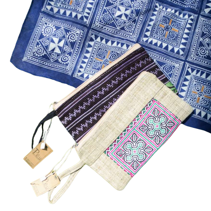 Hmong Hand-woven Brocade Wallet