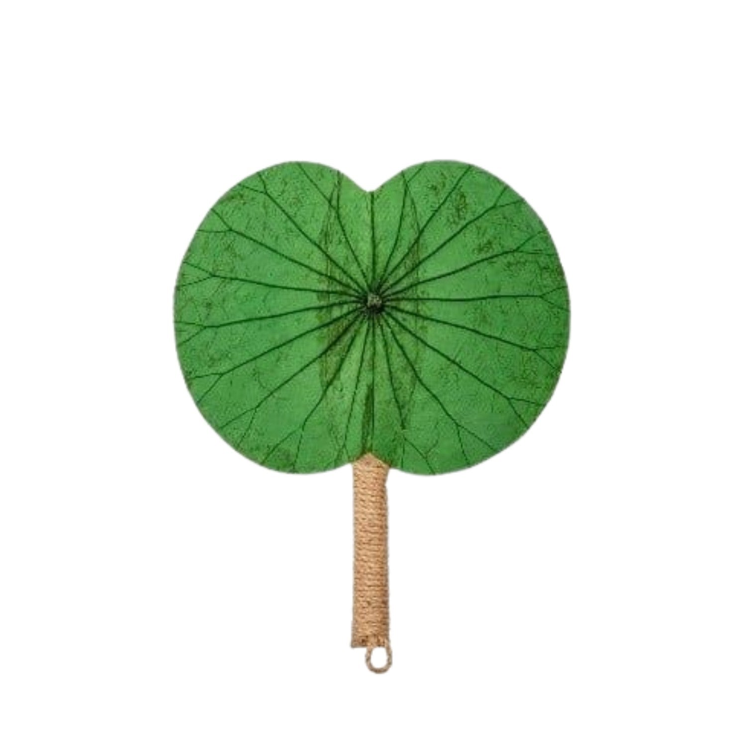 Horizontal Lotus Leaf Handheld Fan
