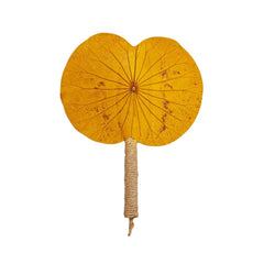 Horizontal Lotus Leaf Handheld Fan