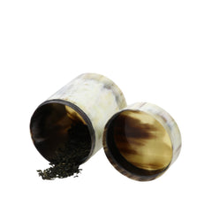 Jar Made From Buffalo Horn