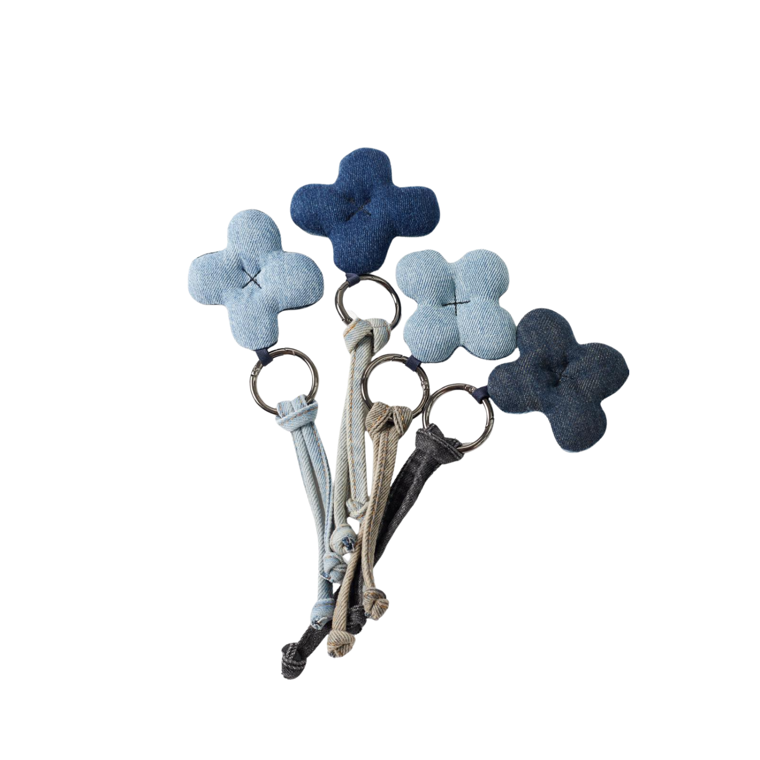 Handmade Upcycled Denim Key Chain