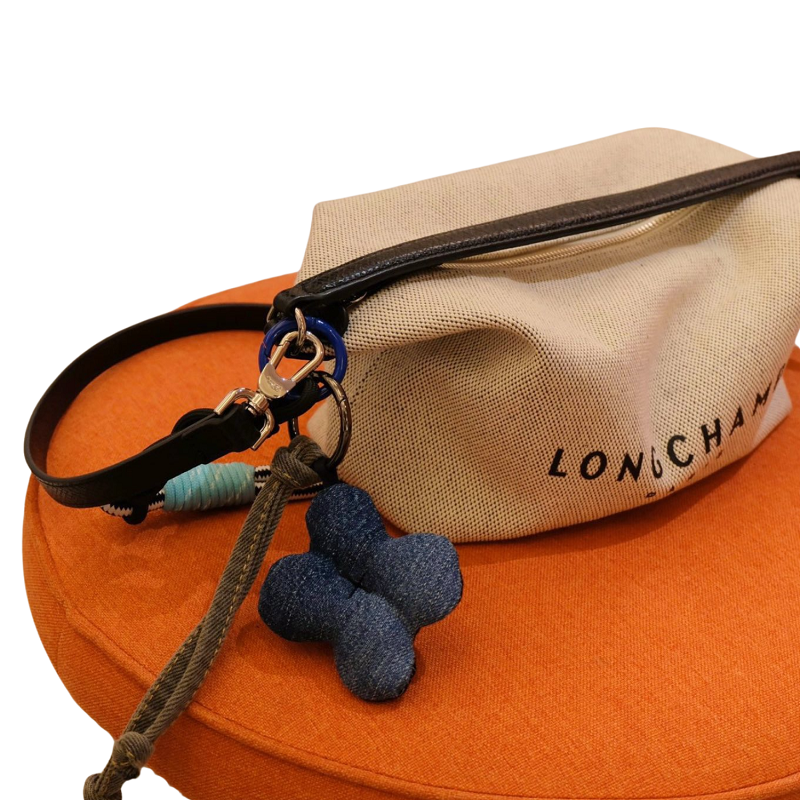 Handmade Upcycled Denim Key Chain