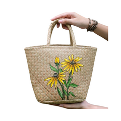 LILA Oval Sedge Basket 1