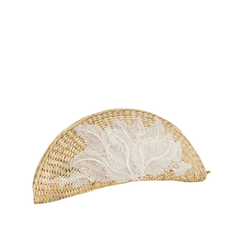 Water Hyacinth Lace Clutch