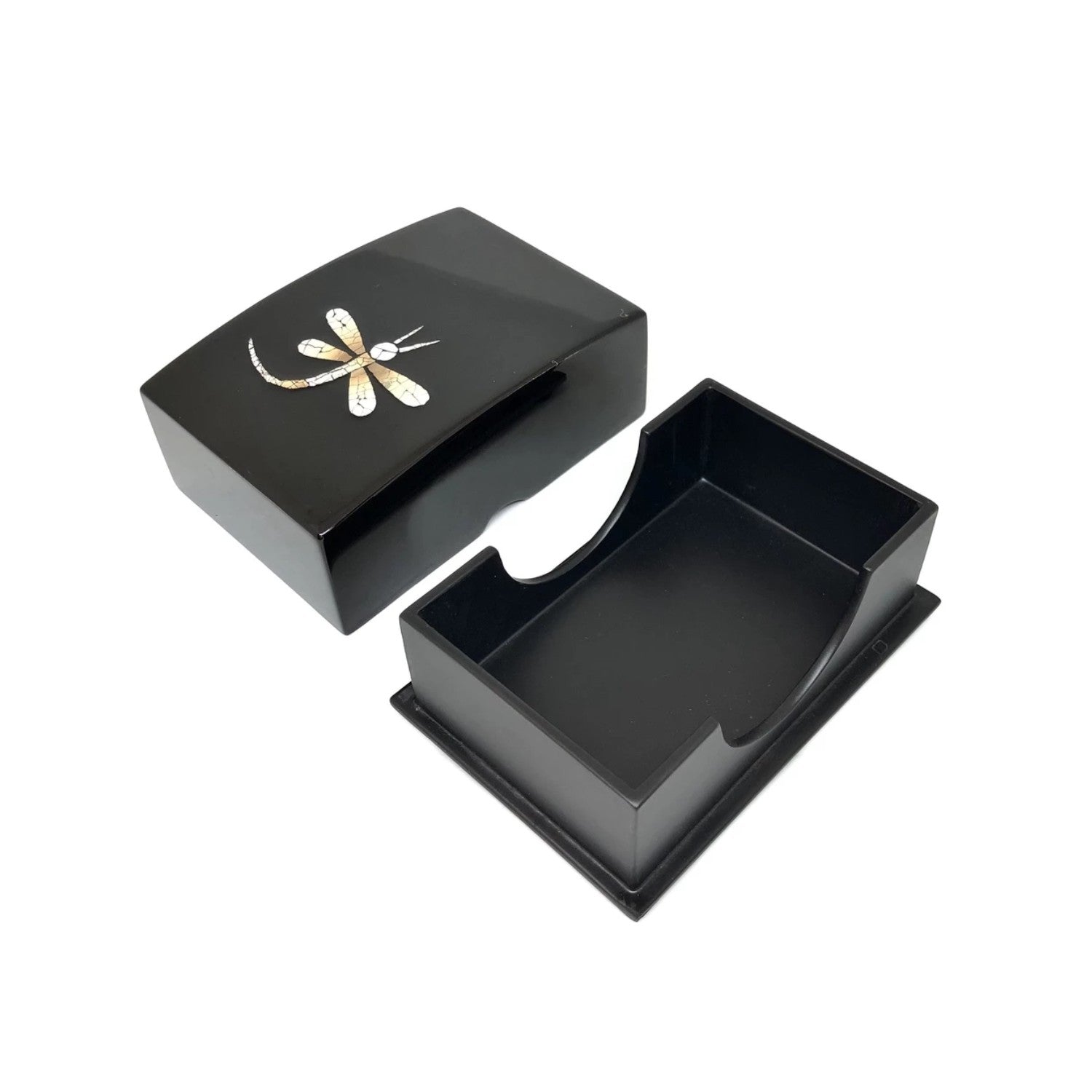 Lacquer Business Card Holder ith Lid