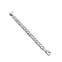 Large Men's Bracelet Handcrafted 925 Sterling Silver