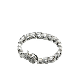 Large Men's Bracelet Handcrafted 925 Sterling Silver